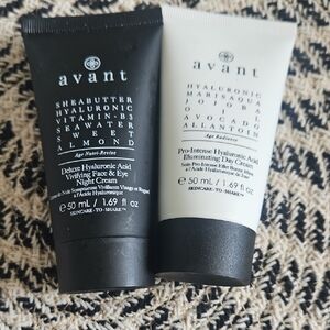 Avant Skincare Duo: Black and White Tubes